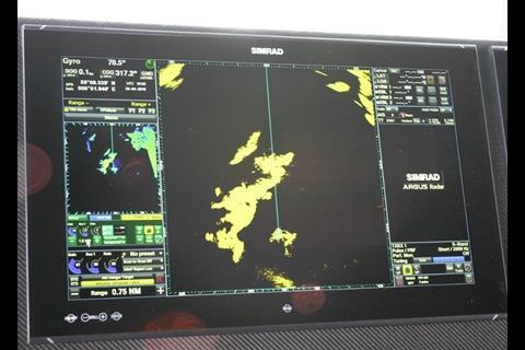 The Argus range is Simrad's IMO certified radar S and X band units